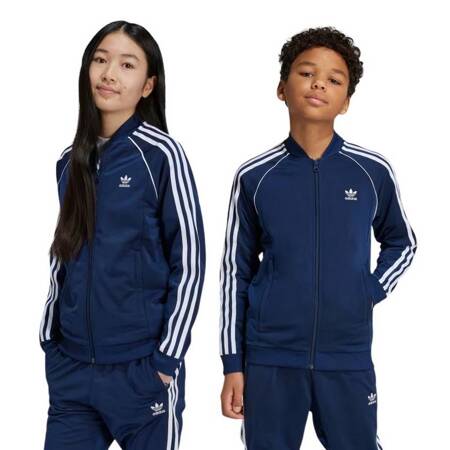 Bluza dresowa dziecięca adidas SST granatowa IY7455