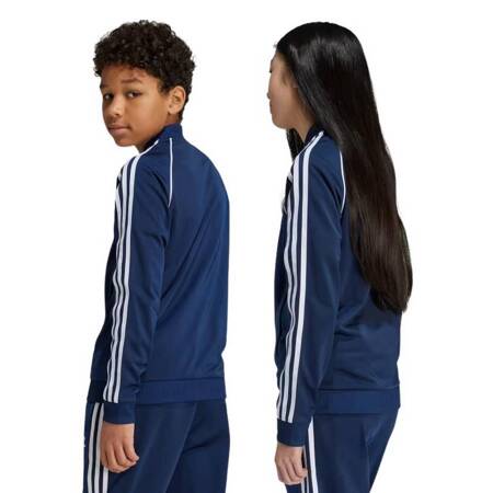 Bluza dresowa dziecięca adidas SST granatowa IY7455