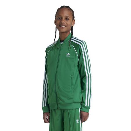 Bluza dresowa dziecięca adidas SST zielona IY7458