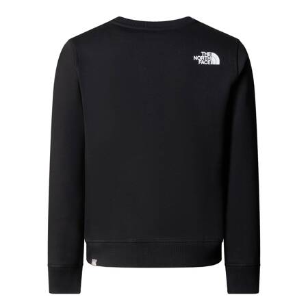 Bluza dziecięca The North Face REDBOX CREW czarna NF0A89PCYCO