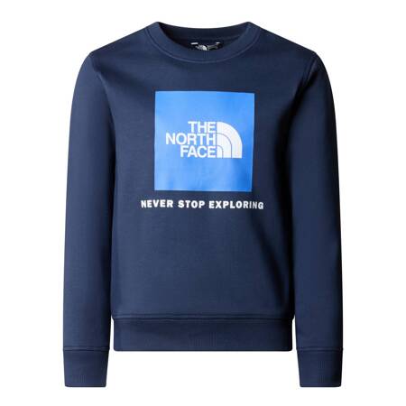 Bluza dziecięca The North Face REDBOX CREW granatowa NF0A89PCTO3