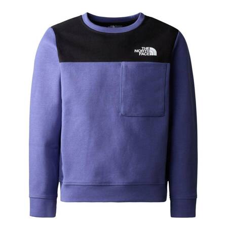 Bluza dziecięca The North Face TECH CREW fioletowa  NF0A84N2I0D