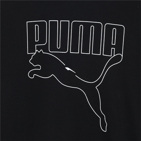 Bluza dziewczęca Puma REBEL CREW NECK czarna 58615601