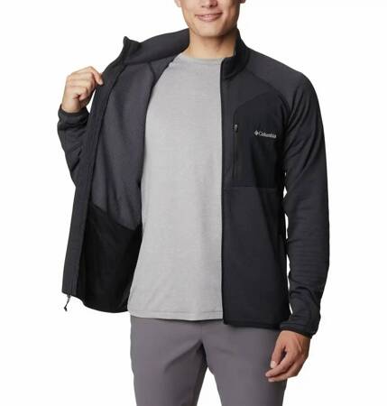 Bluza męska Columbia TRIPLE CANYON FULL ZIP czarna 2031311010