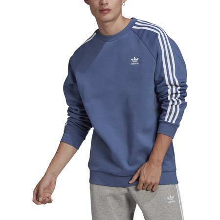 Bluza męska adidas Originals Originals 3 Stripes niebieska GN3482
