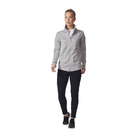 Bluza polarowa damska adidas ZNE PULSE COVUP szara BS4908