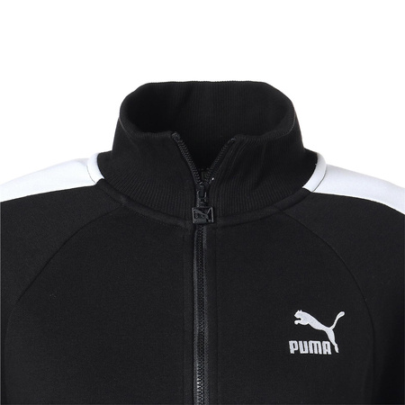 Bluza rozpinana damska Puma ICONIC T7 czarna 53007801