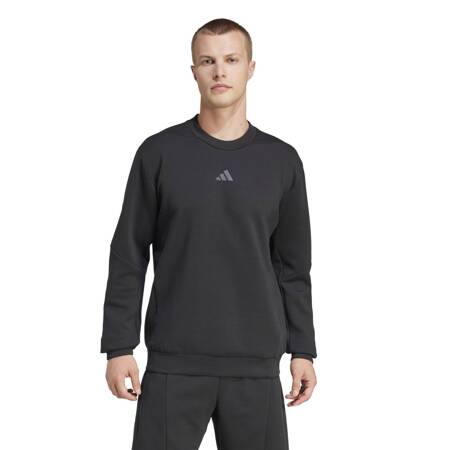 Bluza treningowa męska adidas D4T CREW czarna JJ4642