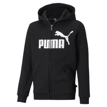 Bluza z kapturem chłopięca Puma ESS BIG LOGO czarna 58696701