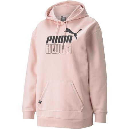 Bluza z kapturem damska Puma Core Power różowa 58954036