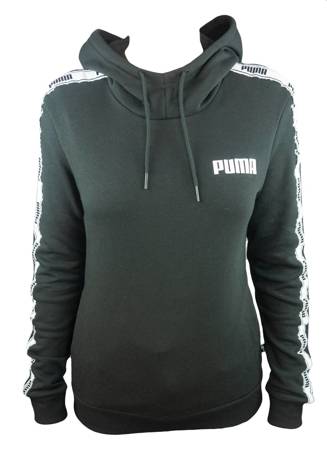Bluza z kapturem damska Puma Core TAPE TR W BL czarna 58647001