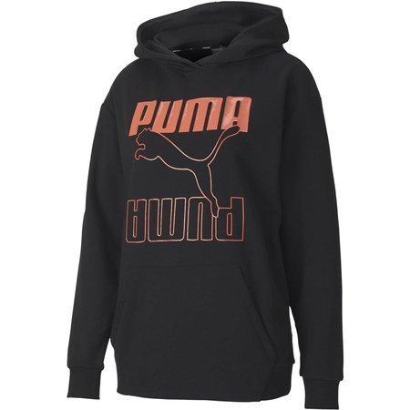 Bluza z kapturem damska Puma Core czarna 58356151