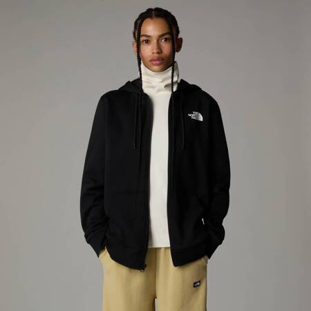 Bluza z kapturem damska The North Face SIMPLE DOME FULL ZIP czarna NF0A89EWJK3