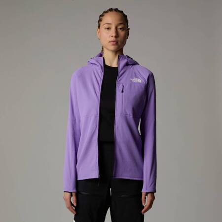 Bluza z kapturem damska The North Face SUMMIT FUTURE FLEECE FZ fioletowa NF0A5J8T1OH