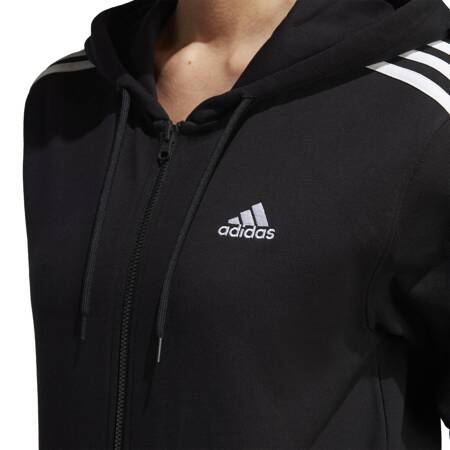 Bluza z kapturem damska adidas ESSENTIALS 3-STRIPES czarna IC8769