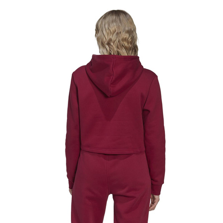 Bluza z kapturem damska adidas Originals Adicolor Essentials czerwona HJ7849