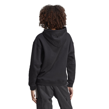 Bluza z kapturem damska adidas TREFOIL czarna IK4058