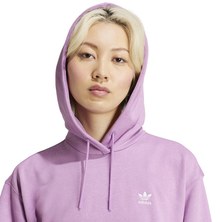 Bluza z kapturem damska adidas TREFOIL różowa IY4702