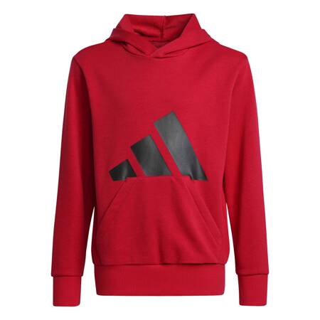 Bluza z kapturem dziecięca adidas ESSENTIALS czerwona JE1389