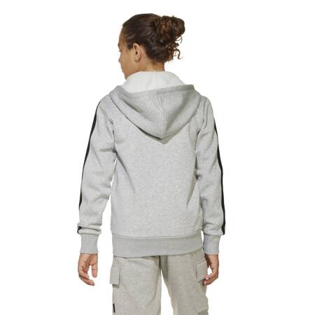 Bluza z kapturem dziecięca adidas ESSENTIALS szara JD6493