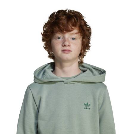 Bluza z kapturem dziecięca adidas KIDS zielona JC8415