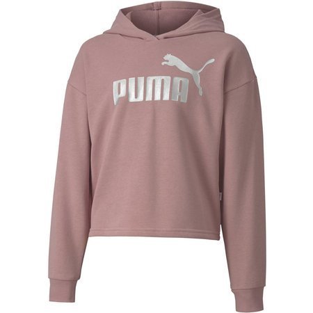 Bluza z kapturem dziewczęca Puma Core różowa 58255716