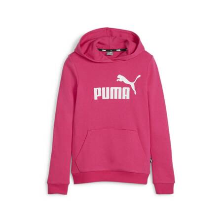 Bluza z kapturem dziewczęca Puma ESS LOGO TR różowa 58703048