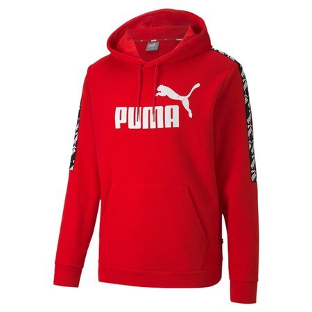 Bluza z kapturem męska Puma AMPLIFIED HOODY TR czerwona 58139311