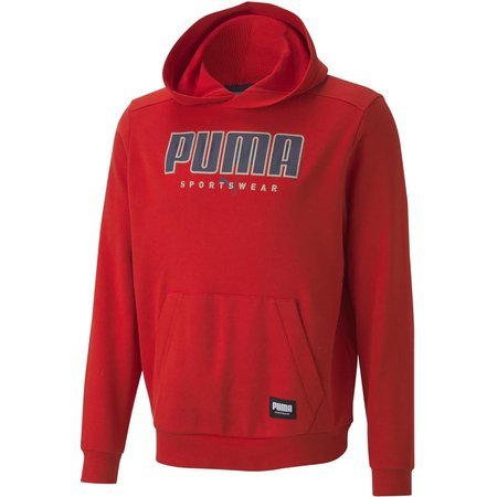 Bluza z kapturem męska Puma Core Athletics FL High czerwona 58345611