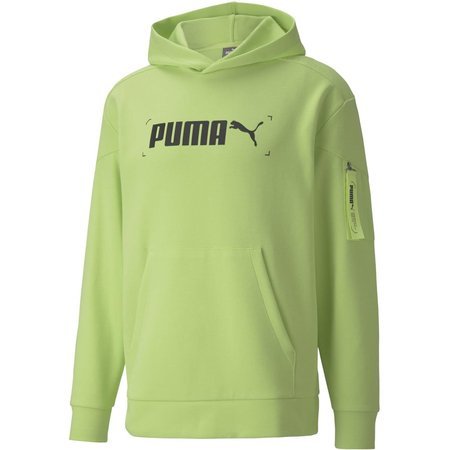 Bluza z kapturem męska Puma Core zielona 58344134