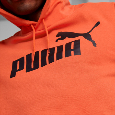 Bluza z kapturem męska Puma ESS BIG LOGO FL pomarańczowa 58668794