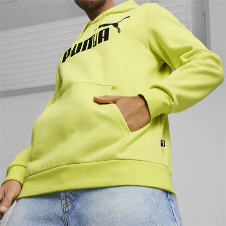 Bluza z kapturem męska Puma ESS BIG LOGO FL żółta 58668768