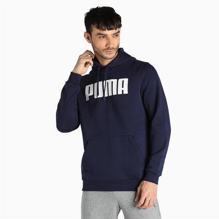 Bluza z kapturem męska Puma ESS FL granatowa 84723704