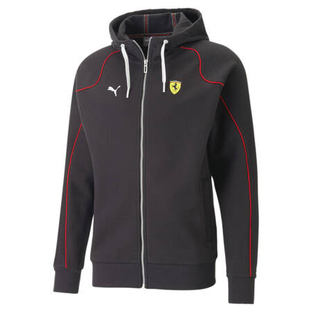 Bluza z kapturem męska Puma FERRARI RACE czarna 53816401