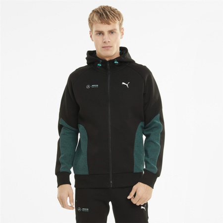 Bluza z kapturem męska Puma MOTORSPORT MERCEDES PETRONAS F1 czarna 59960901