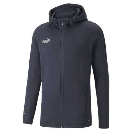 Bluza z kapturem męska Puma TEAMFINAL CASUALS granatowa 65738306