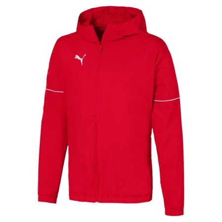 Bluza z kapturem męska Puma TEAMGOAL RAIN JACKET czerwona 65680201