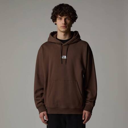 Bluza z kapturem męska The North Face ZUMU OVERSIZE brązowa NF0A89FJ1OI