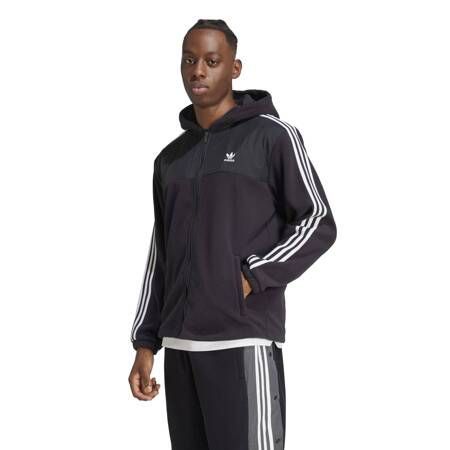 Bluza z kapturem męska adidas ADICOLOR 3-STRIPES czarna IZ4802