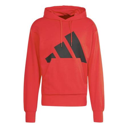 Bluza z kapturem męska adidas ESSENTIALS BIG LOGO czerwona JE8894