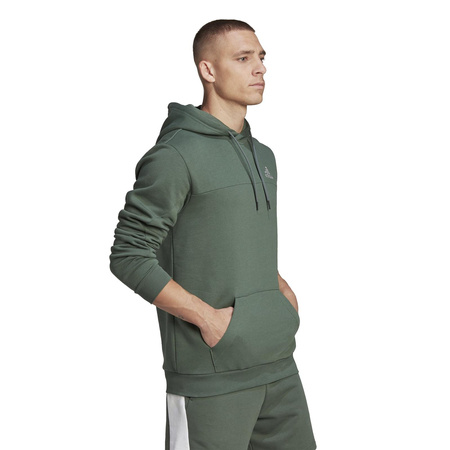 Bluza z kapturem męska adidas STADIUM FLEECE BOS zielona HM7889