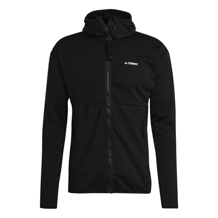 Bluza z kapturem męska adidas TERREX TECH FLEECE LITE czarna GI7313