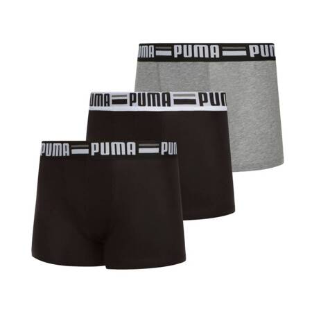 Bokserki chłopięce Puma BASIC BOXER BRAND 3-PACK wielokolorowe 93533001