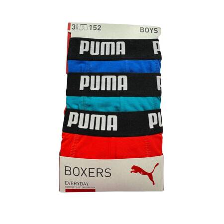 Bokserki chłopięce Puma KIDS 3-PACK wielokolorowe 93580703