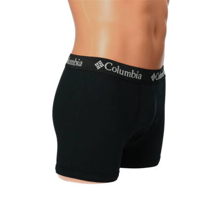 Bokserki męskie Columbia COTTON TRUNK 2-PACK czarne C940B