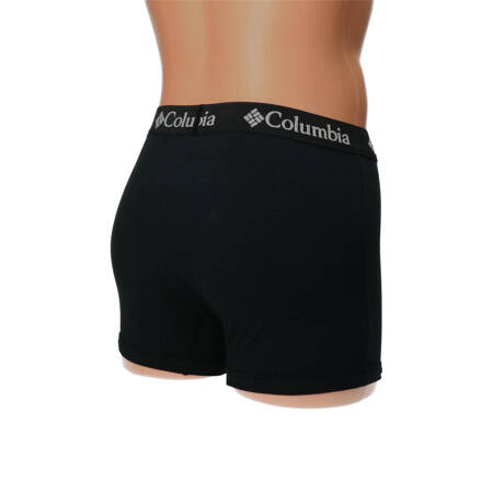 Bokserki męskie Columbia COTTON TRUNK 2-PACK czarne C940B