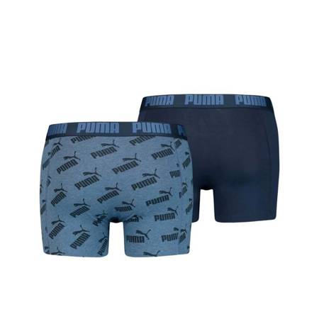 Bokserki męskie Puma AOP BOXER 2-PACK wielokolorowe 93505403