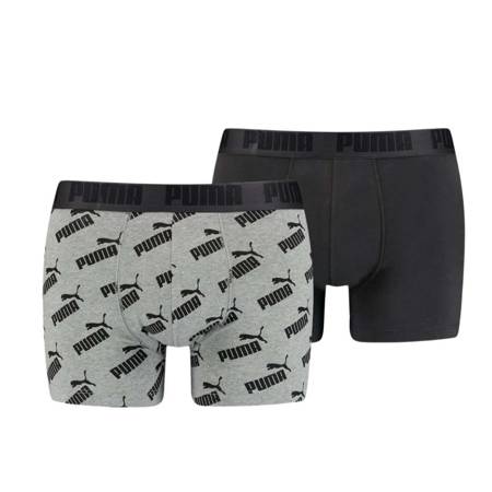 Bokserki męskie Puma AOP BOXER 2-PACK wielokolorowe 93505404