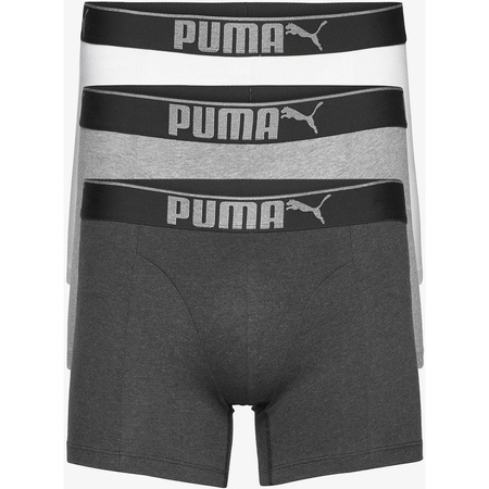 Bokserki męskie Puma BASIC BRAND ELASTIC 3-PACK niebieskie 90757202