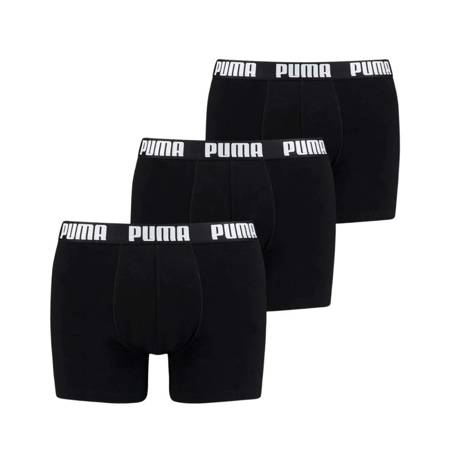 Bokserki męskie Puma EVERYDAY BOXER 3-PACK czarne 93529401